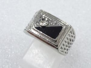 エナメル　クリスタル　指輪(13号)